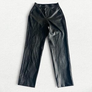 Spanx Black Leather Like Pants